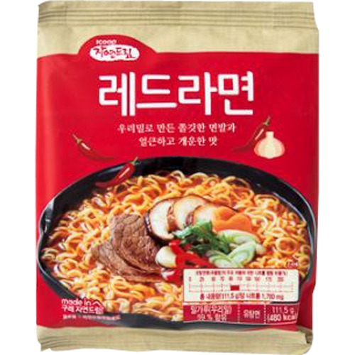 자연드림 레드라면 111.5g