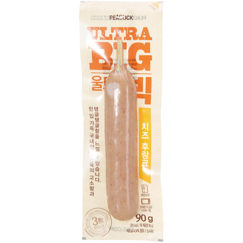 피코크 울트라빅 치즈 후랑크 90g