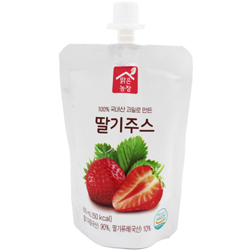 맑은농장 딸기주스 100ml