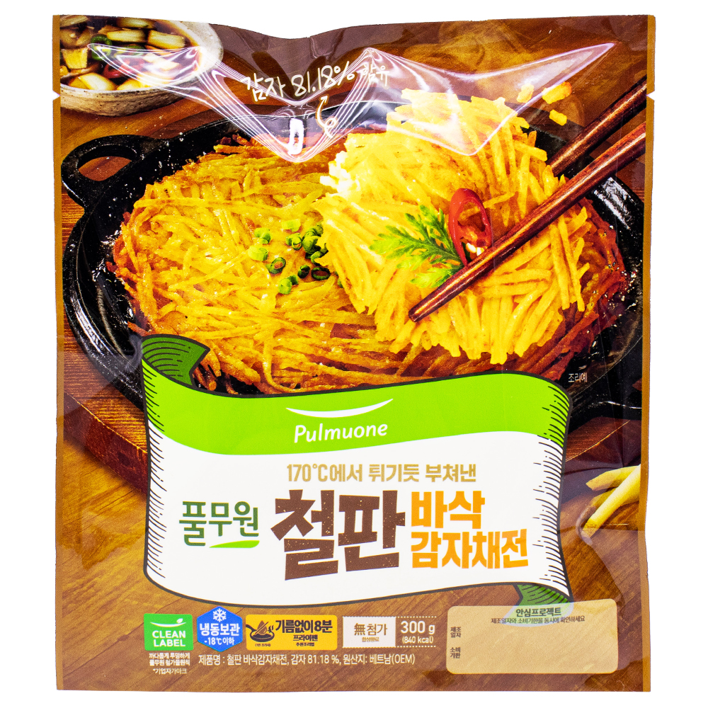 풀무원 철판 바삭감자채전 300g