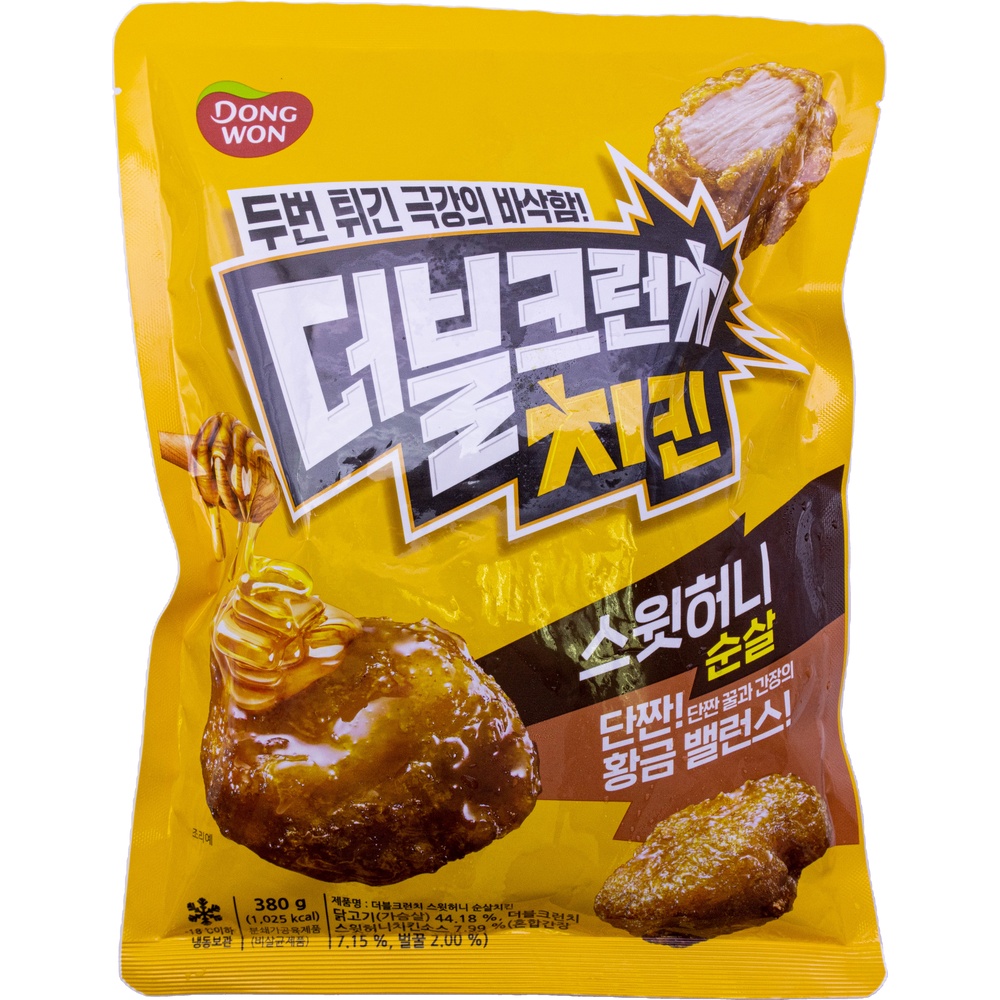 동원 더블 크런치 치킨 스윗허니 순살 380g