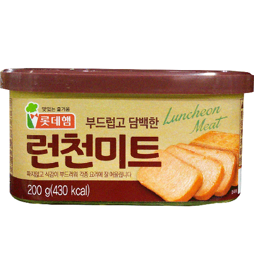 롯데햄 런천미트 200g