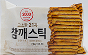 롯데 오늘좋은 20곡 참깨스틱 220g