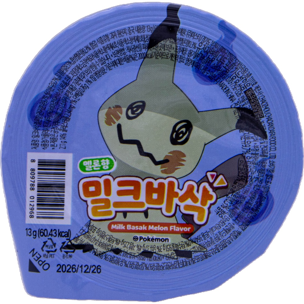 미스티 포켓몬 밀크바삭 멜론향 13g