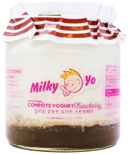 밀키요 콩포트 요거트 스트로베리 330g