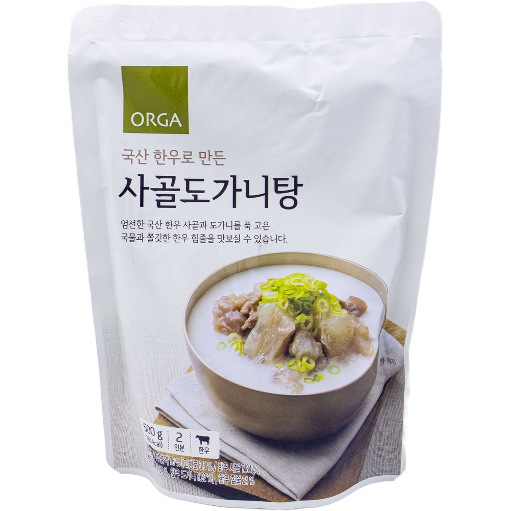 풀무원 올가 사골 도가니탕 500g