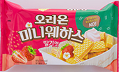오리온 미니웨하스 딸기맛 68g