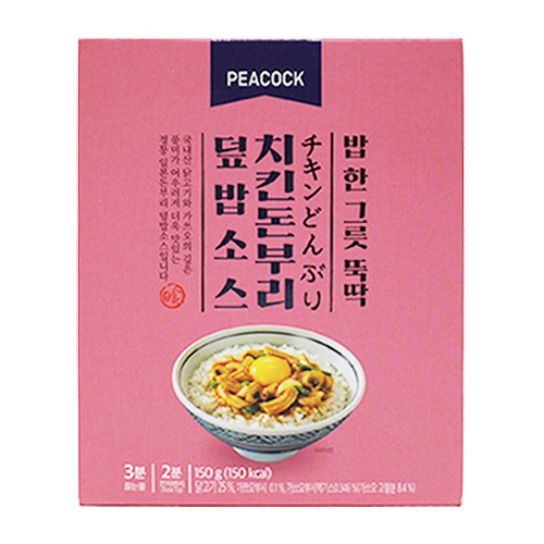 피코크 밥 한 그릇 뚝딱 치킨돈부리 덮밥소스 150g