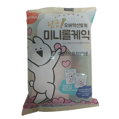 삼립 당근 오버액션토끼미니롤케익 85g