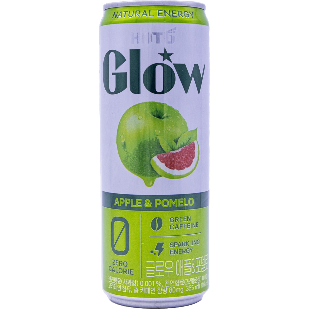롯데 핫식스 글로우 애플 포멜로 355mL