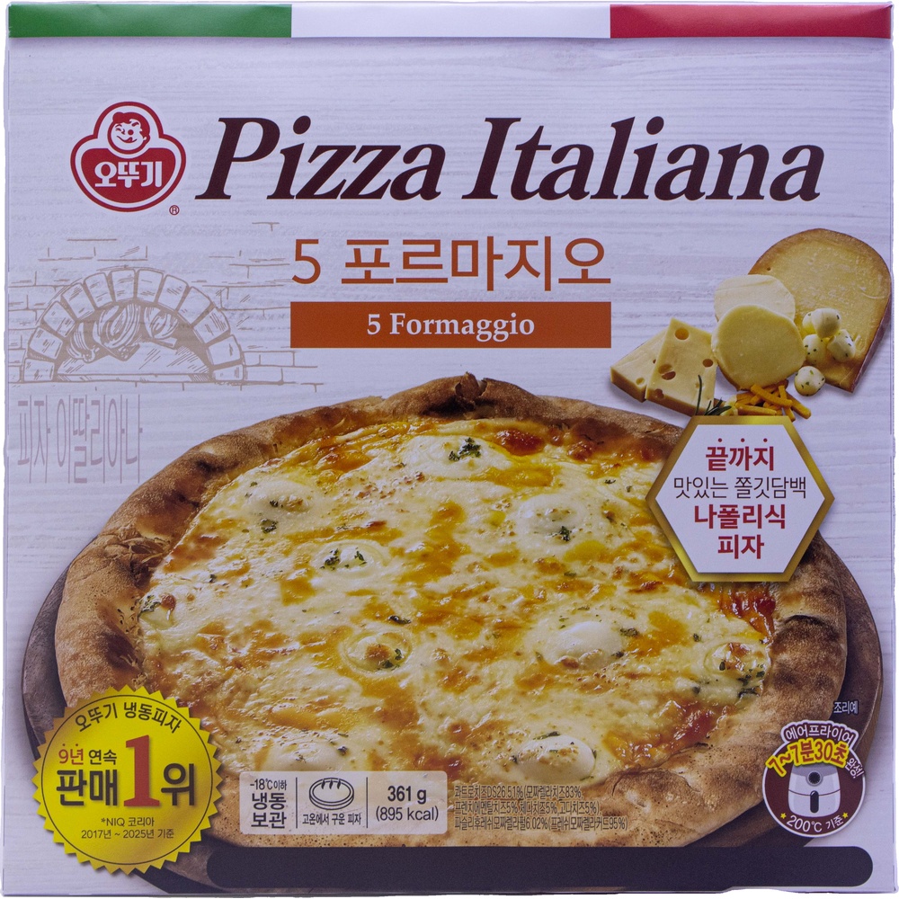오뚜기 피자 이딸리아나 5 포르마지오 361g