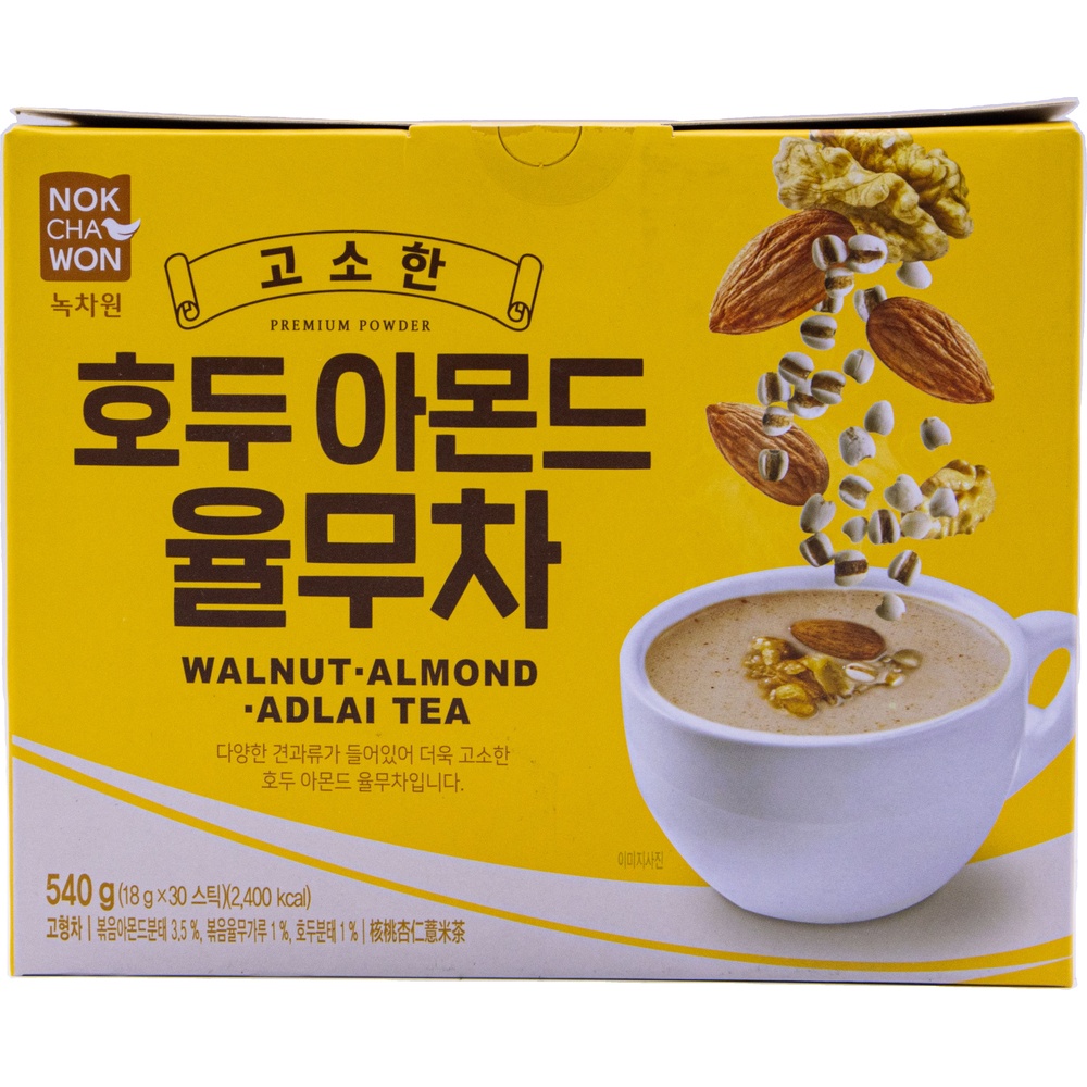 녹차원 고소한 호두 아몬드 율무차 18g