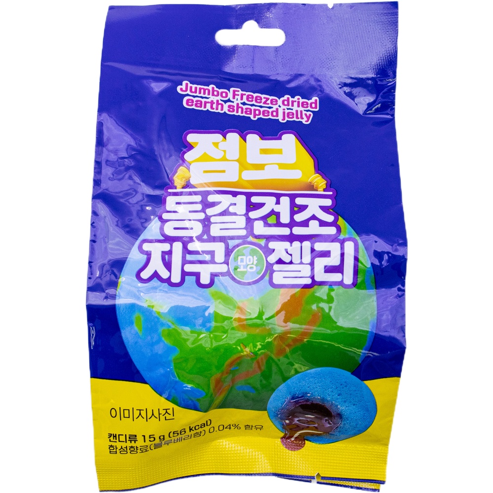 피치코리아 점보 동결건조 지구 모양 젤리 15g