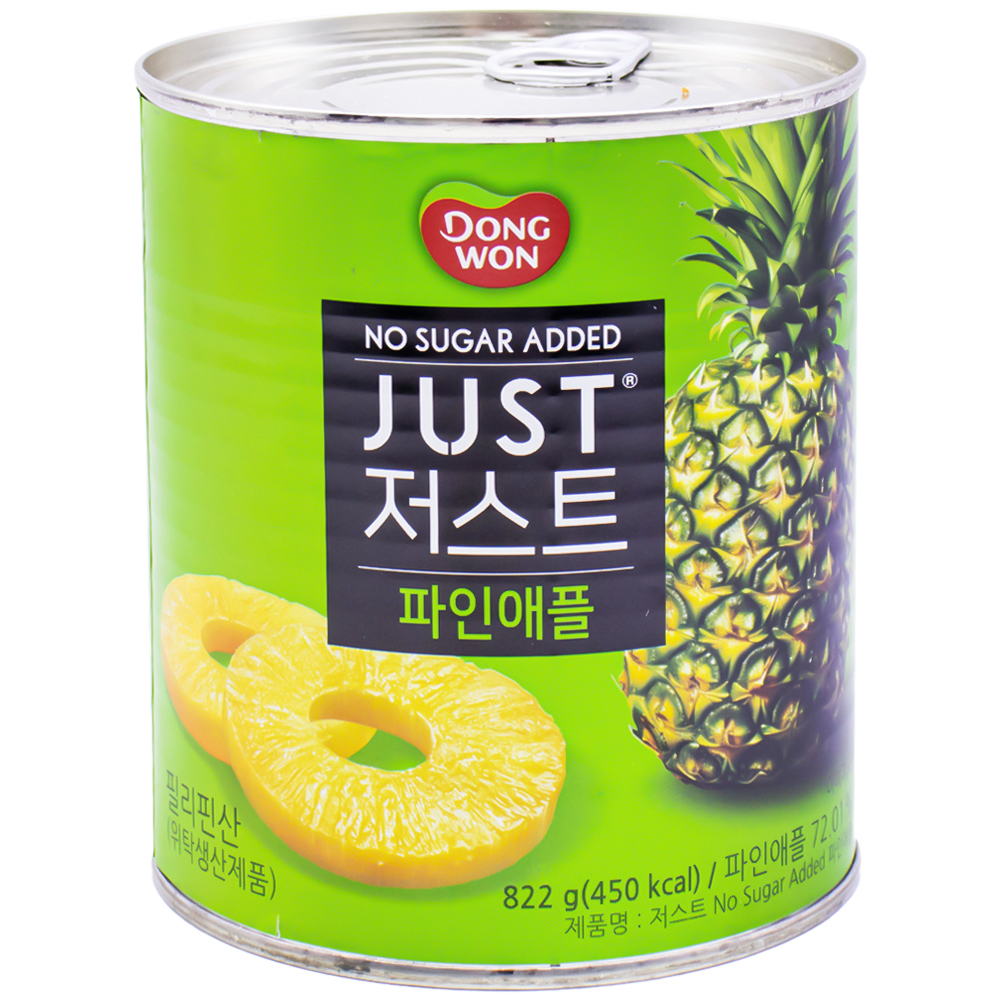 동원 저스트 노슈가 파인애플 822g