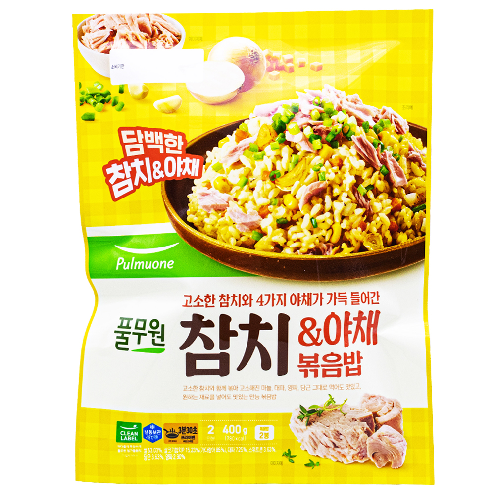 풀무원 참치야채볶음밥 400g