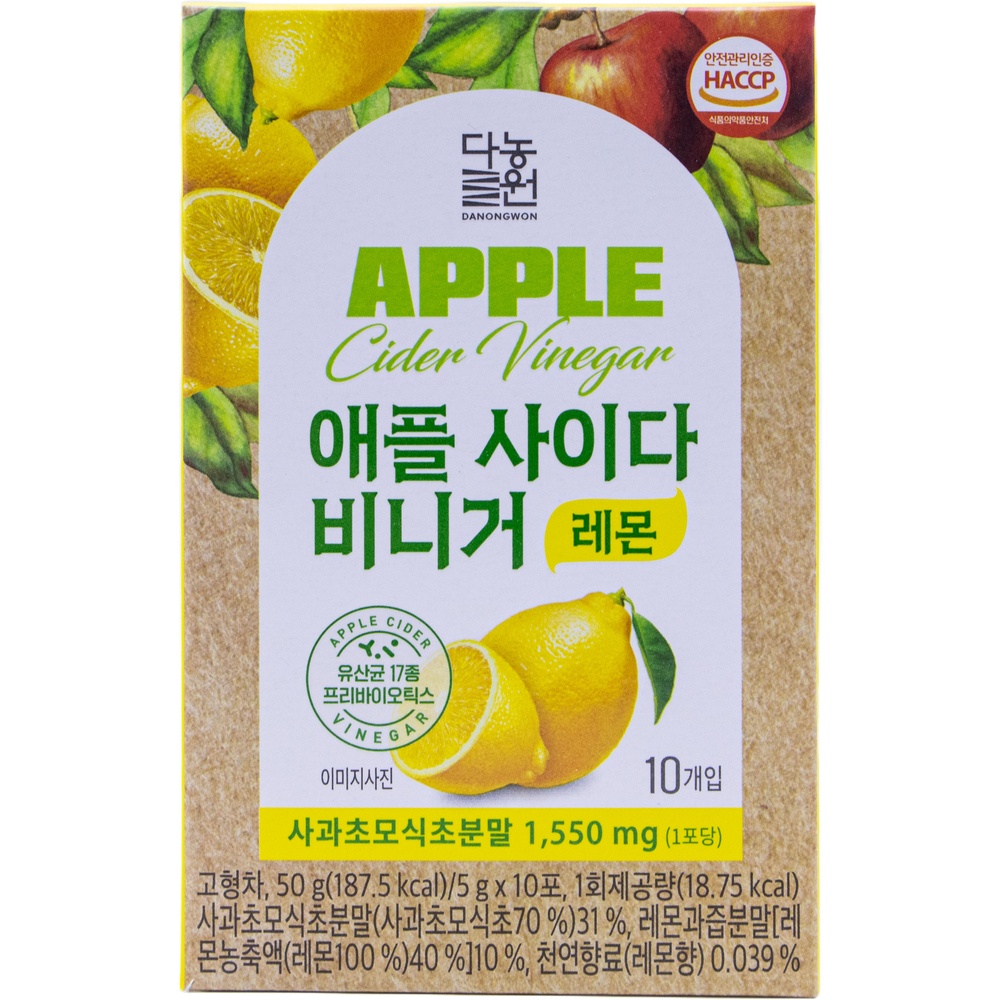 다농원 애플 사이다 비니거 레몬 5g