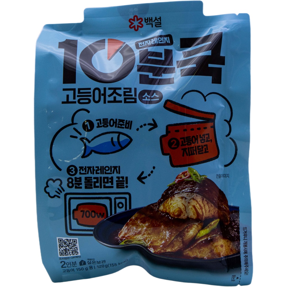 CJ 백설 10분쿡 고등어조림소스 120g