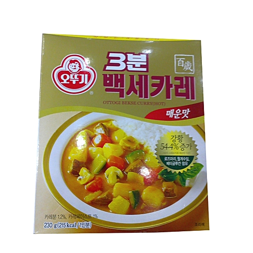 오뚜기 백세카레 3분 매운맛 200g