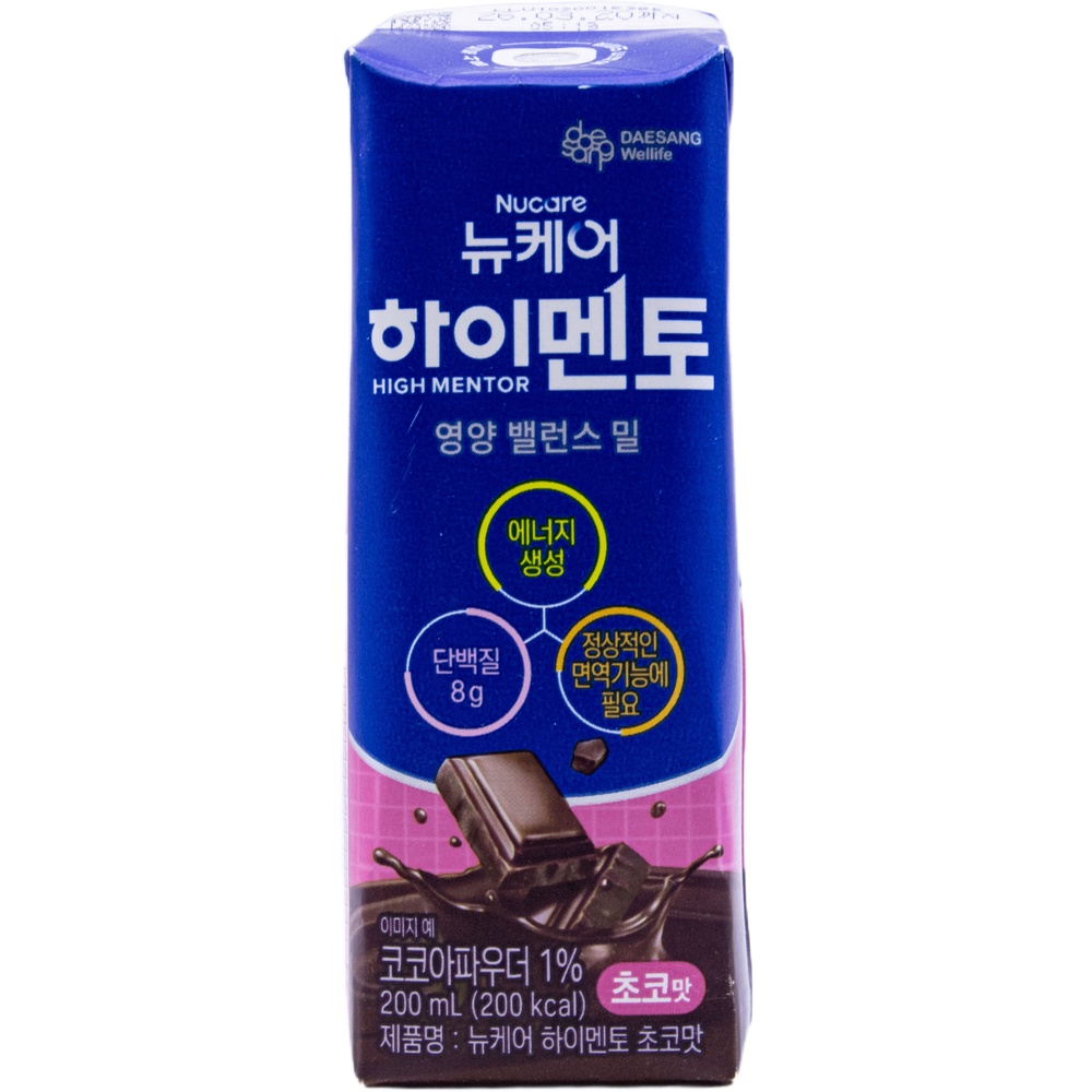 대상웰라이프 뉴케어 하이멘토 초코맛 200mL