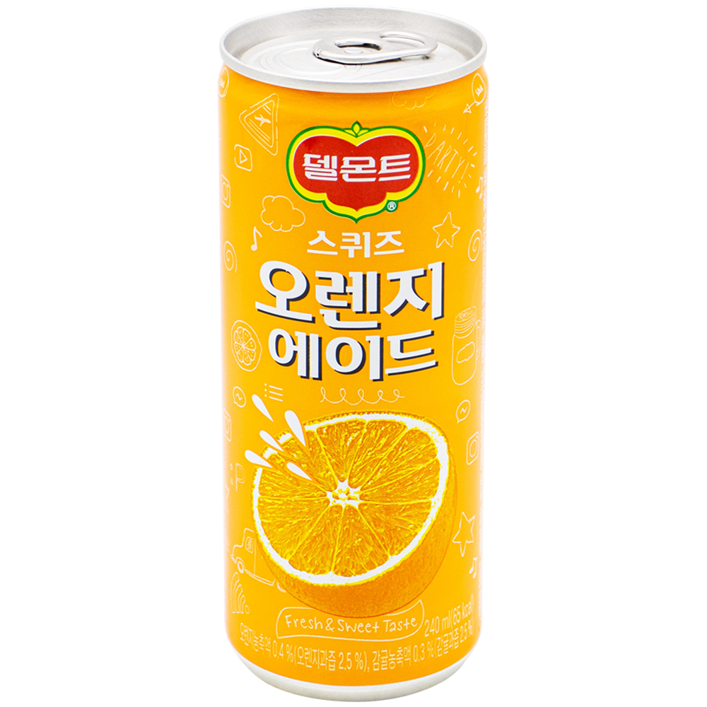 델몬트 스퀴즈 오렌지 에이드 240mL