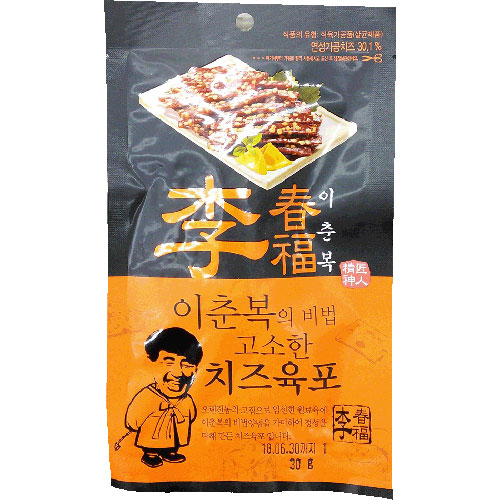 이춘복의 비법 고소한 치즈육포 30g