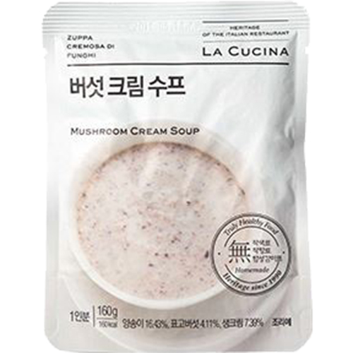 라쿠치나 버섯 크림 수프 160g