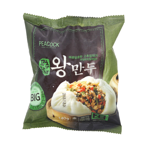 피코크 고추잡채 왕만두 140g