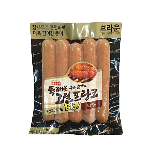 롯데햄 그릴프랑크 브라운 450g