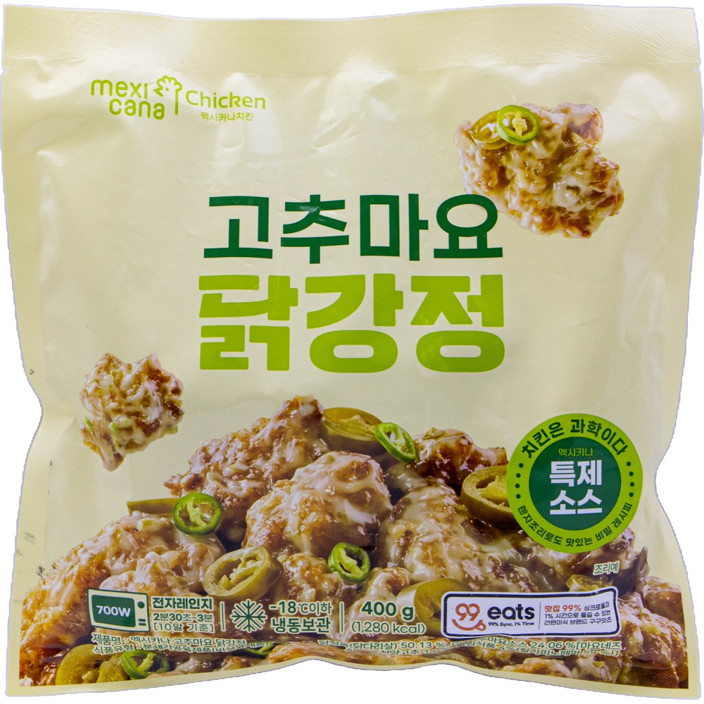 잇웨이브 구구잇츠 멕시카나 고추마요 닭강정 400g