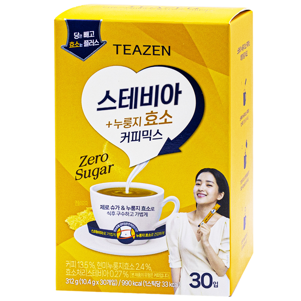 티젠 스테비아 누룽지효소 커피믹스 10.4g