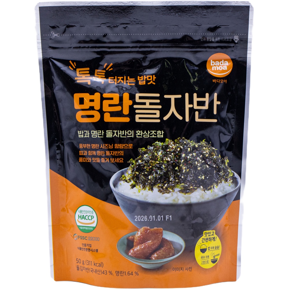 대양식품 바다모아 명란 돌자반 50g