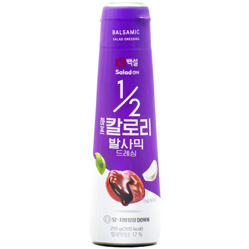 CJ 백설 하프칼로리 발사믹드레싱 255g