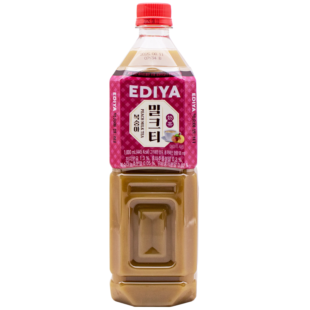 이디야 복숭아 밀크티 1000mL