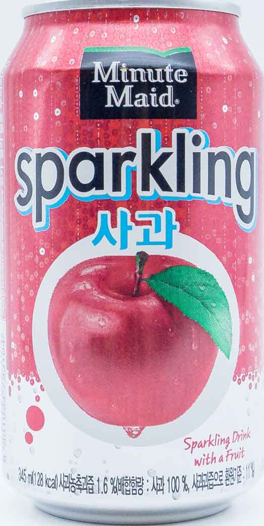 미닛메이드 스파클링 사과 345ml