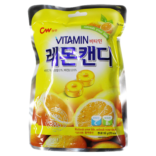 청우 비타민 레몬캔디 100g