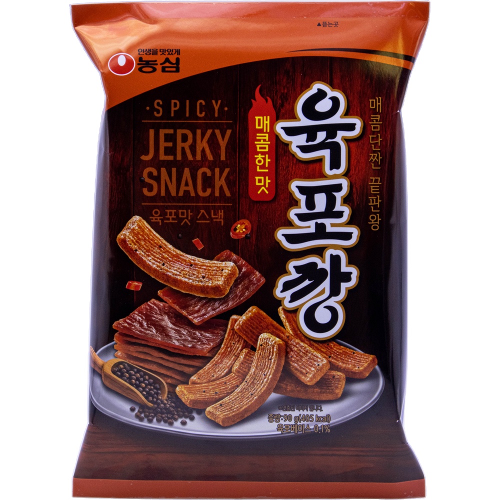 농심 육포깡 매콤한맛 90g