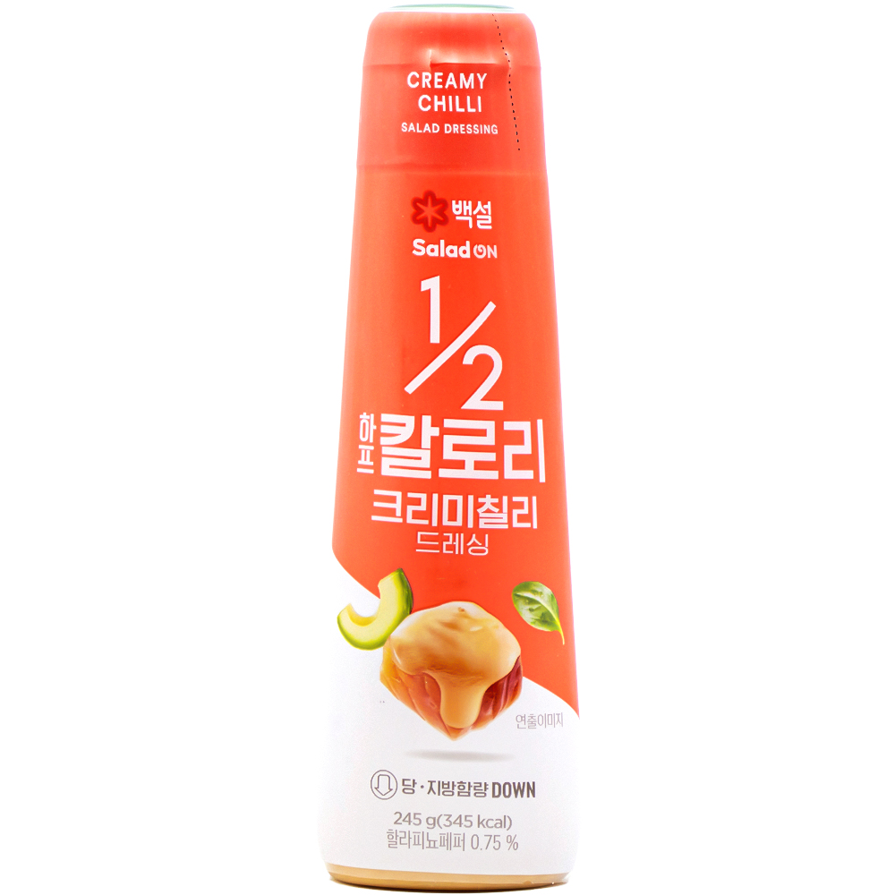 CJ 백설 하프칼로리 크리미칠리드레싱 245g