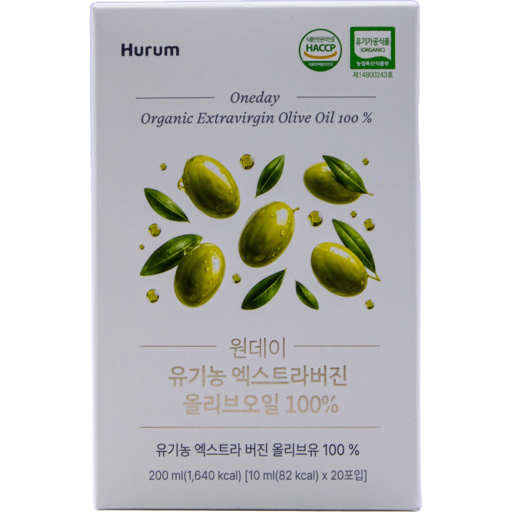 휴럼 원데이 유기농 엑스트라버진 올리브오일 100% 10mL