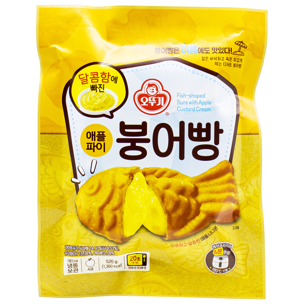 오뚜기 달콤함에 빠진 애플파이 붕어빵 520g