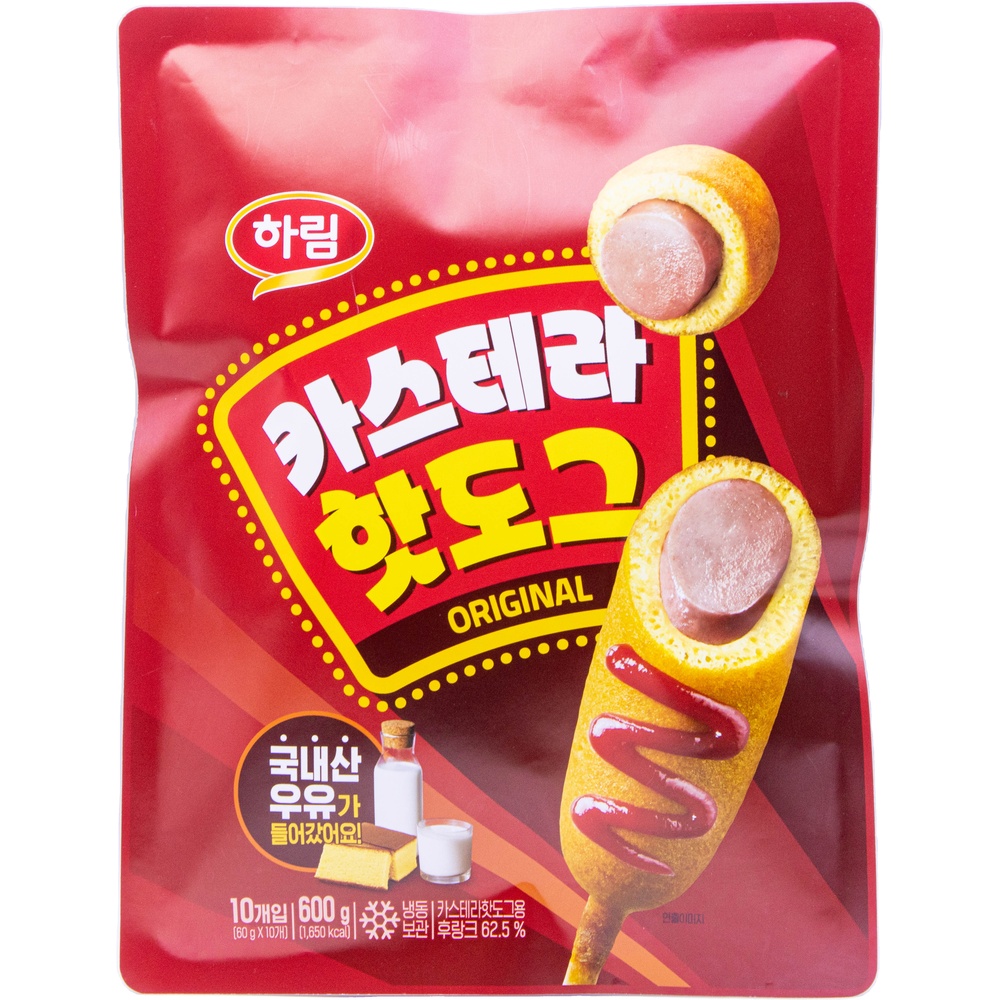 하림 카스테라 핫도그 600g