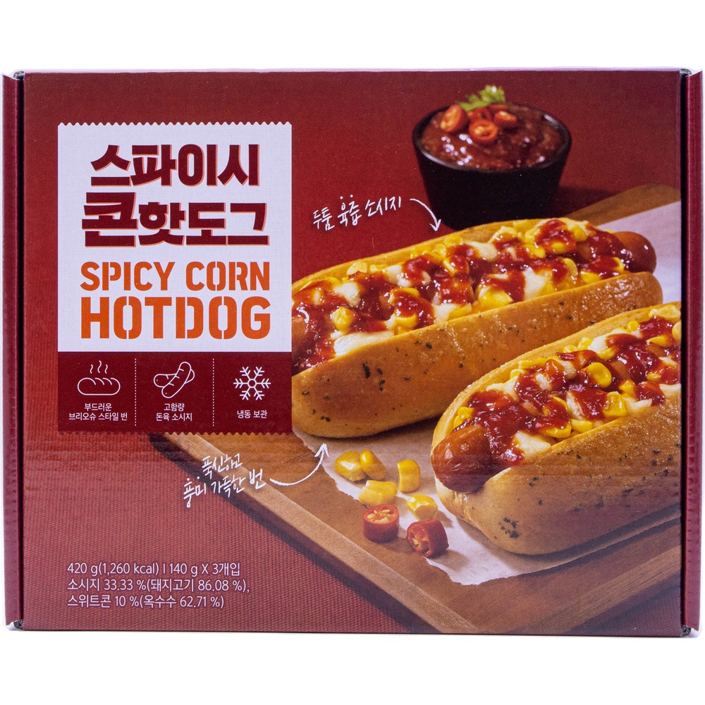 그랜에프앤비 스파이시 콘핫도그 140g