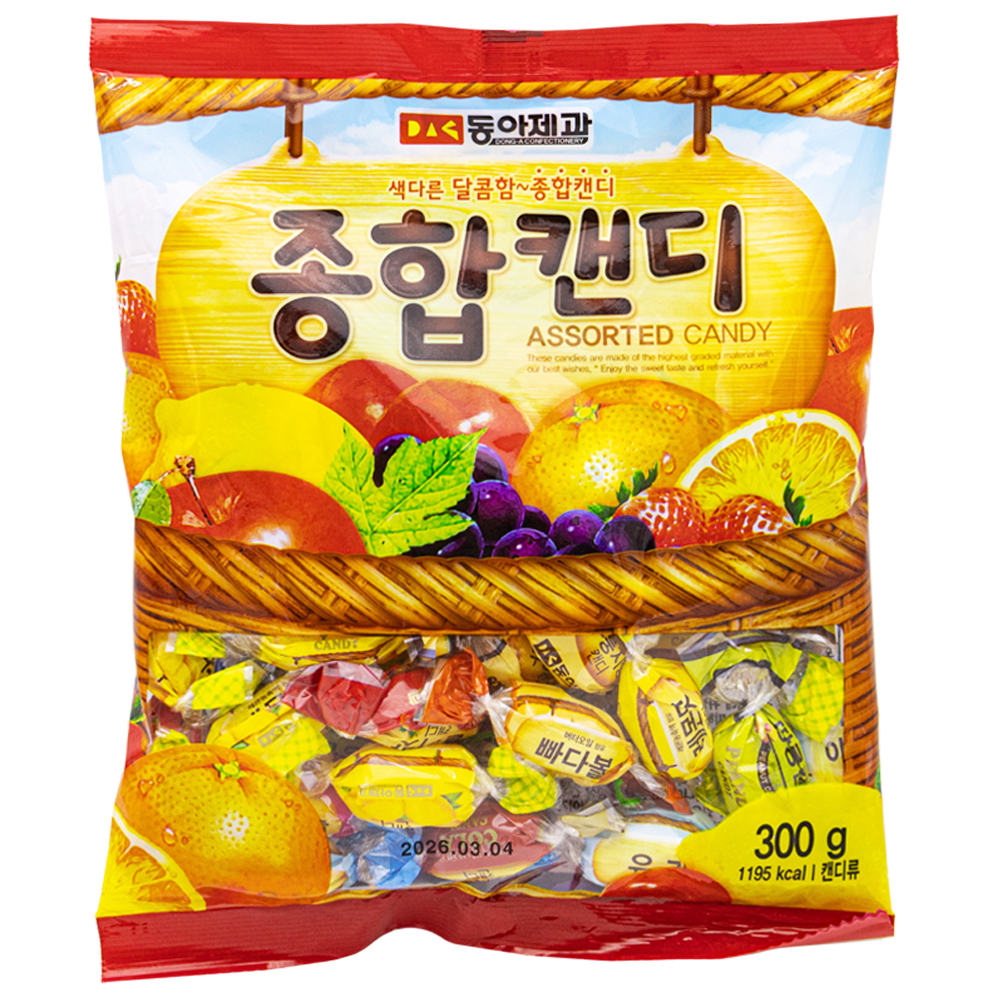 동아제과 종합캔디 300g