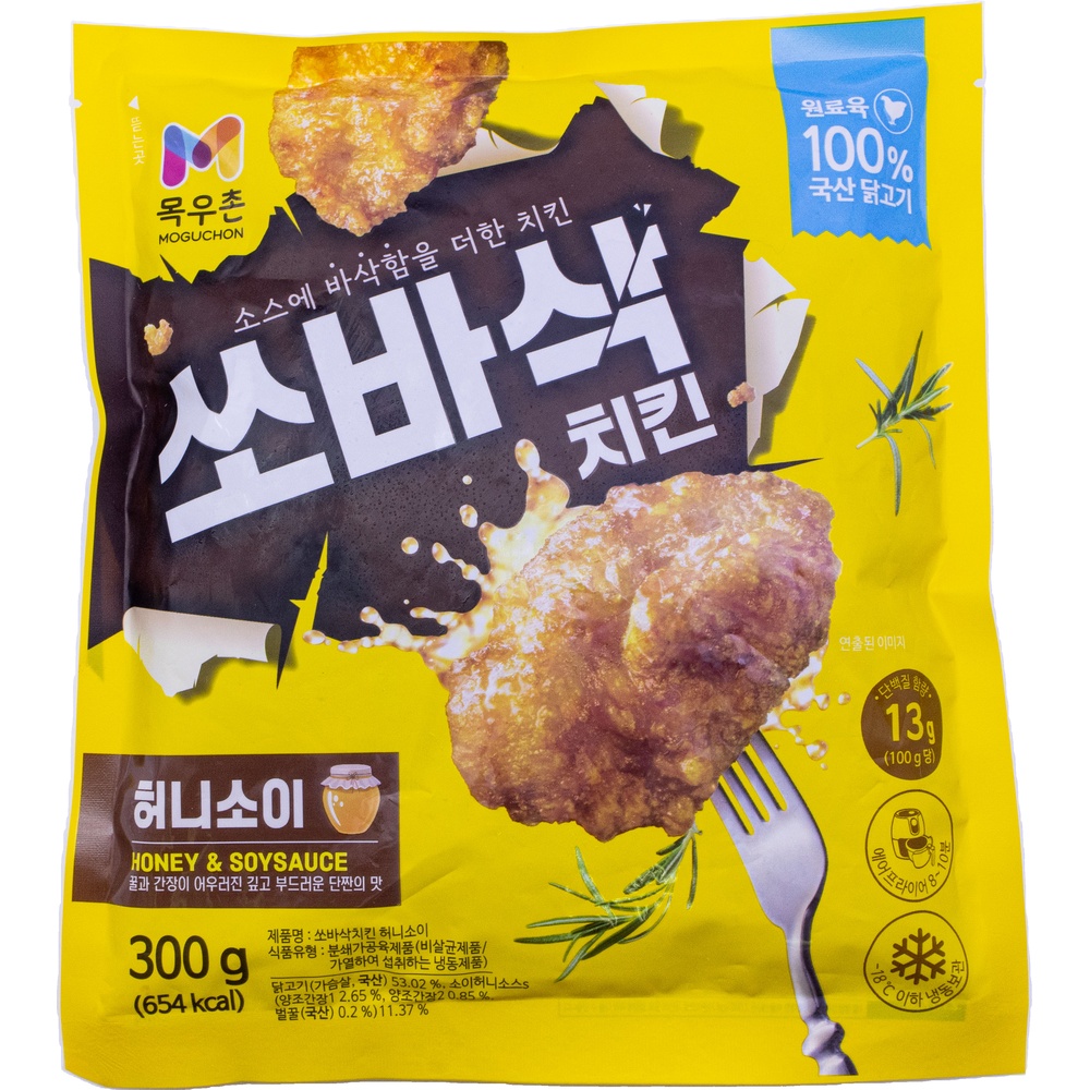 농협 목우촌 쏘바삭 치킨 허니소이 300g