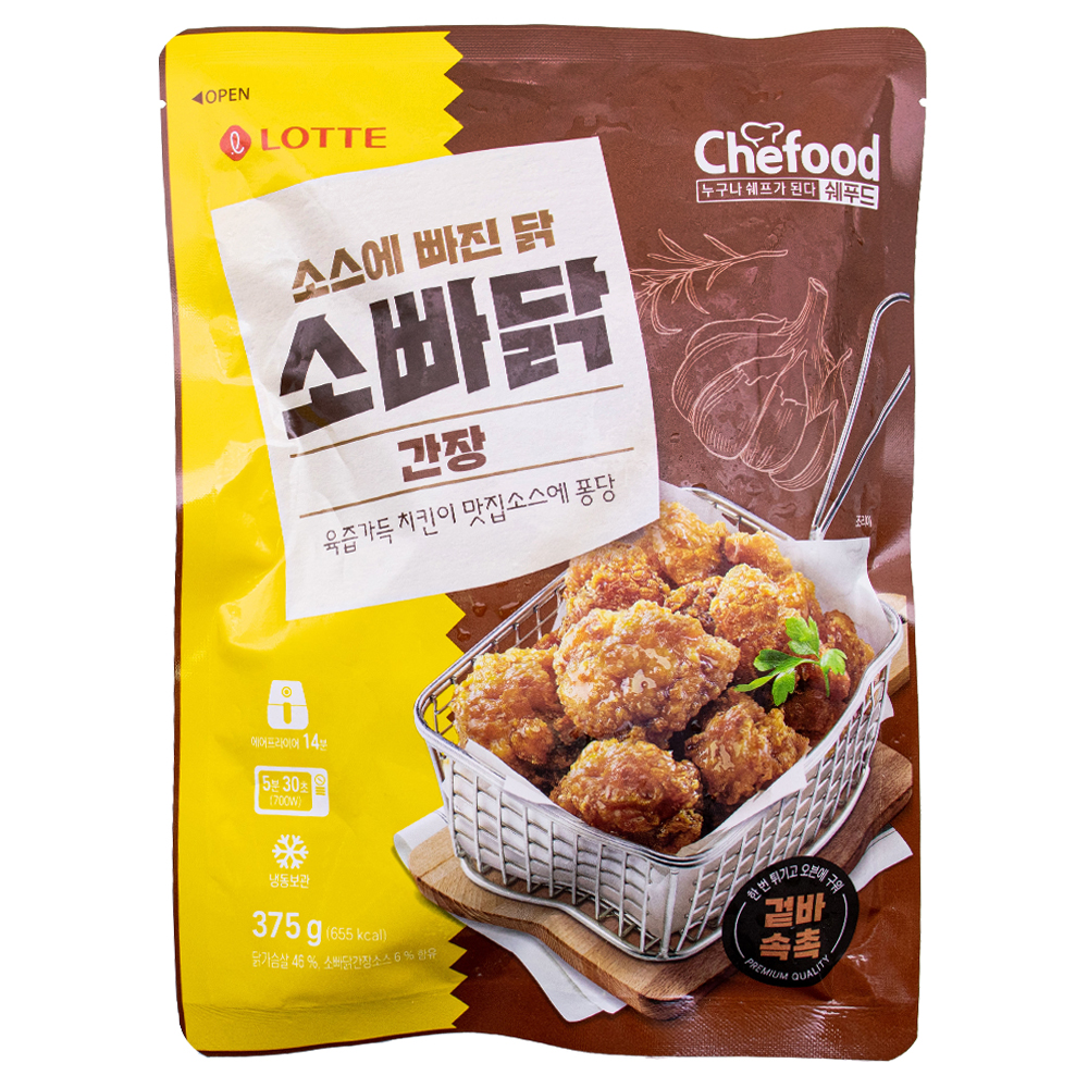 롯데 소빠닭 간장 375g