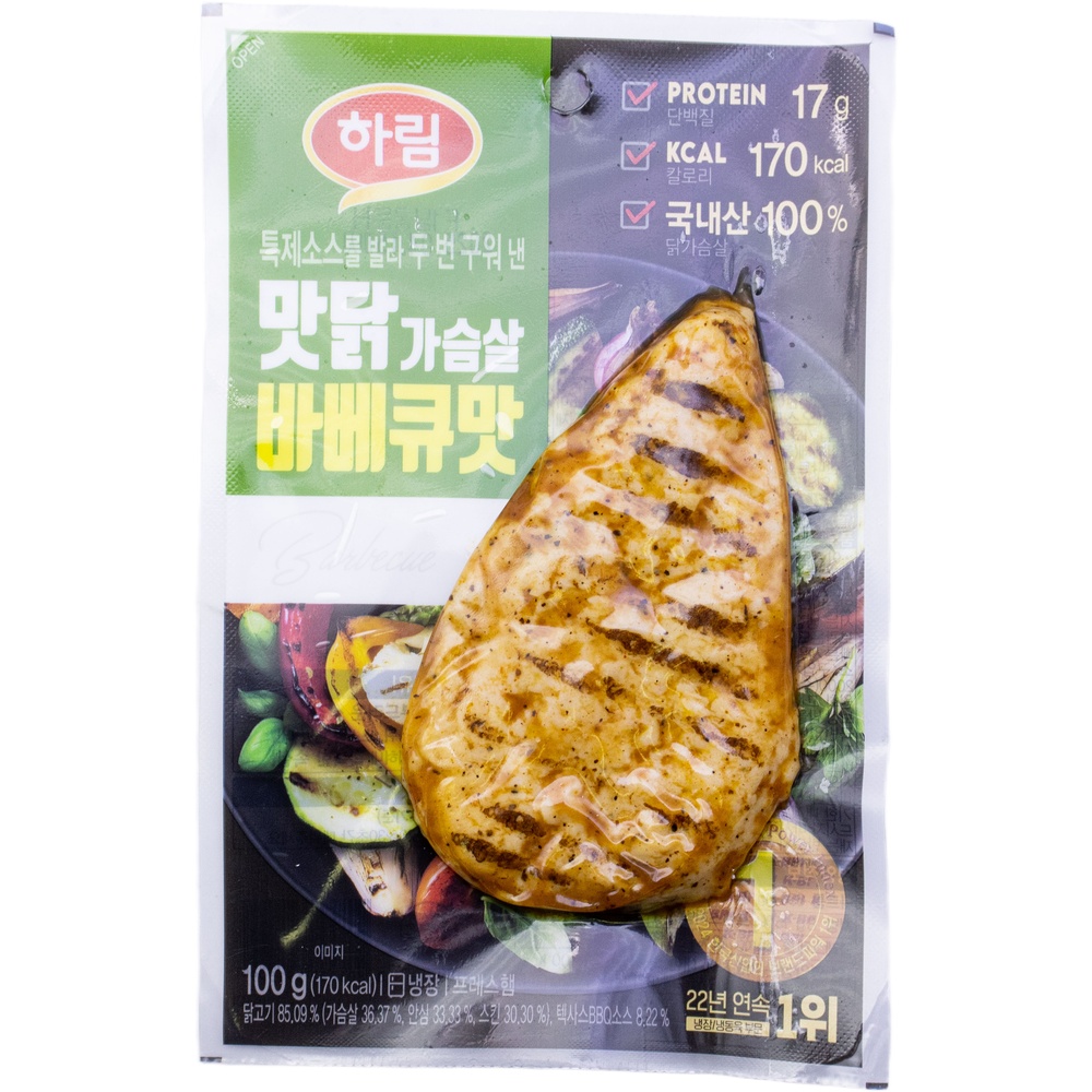 하림 맛닭가슴살 바베큐맛 100g
