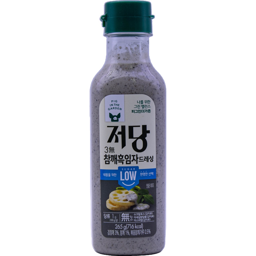 삼립 피그인더가든 저당 참깨흑임자드레싱 265g