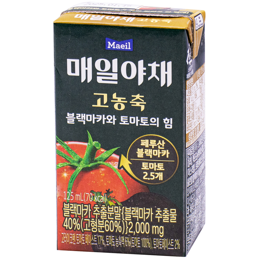 매일 매일야채 고농축 블랙마카와 토마토의 힘 125mL