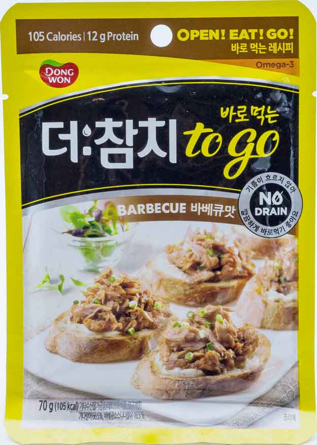 동원 더참치 투고 바베큐맛 70g