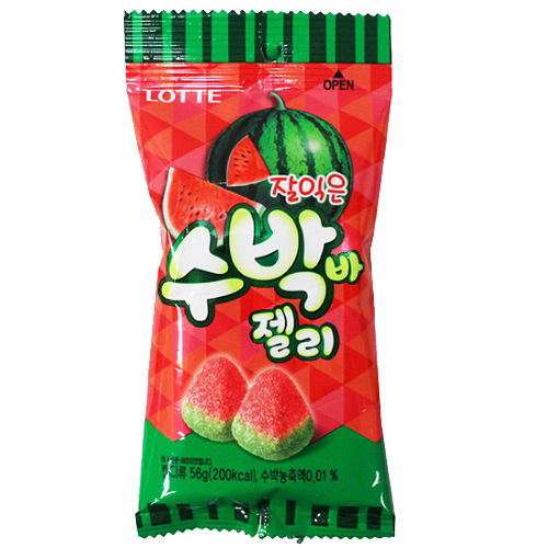 롯데 수박바젤리 56g