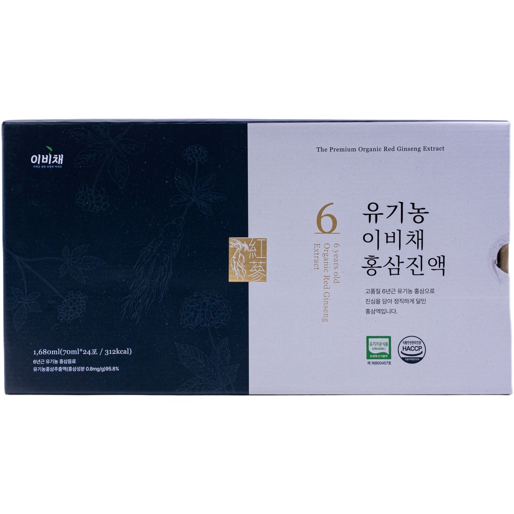 이비채 유기농 이비채 홍삼진액 70mL